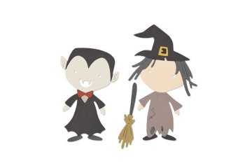 Sizzix Thinlits kovinske šablone - duhovi 8 kosov