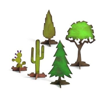 Sizzix Bigz šablona za rezanje - drevesa