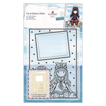 Santoro Gorjuss Žepni žep z rezbarjenjem in reliefom - mali ribič 15 x 21 cm