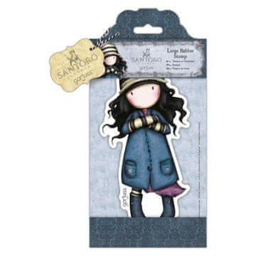 Santoro Gorjuss Gumijasti žigi - v plašču 1 kos