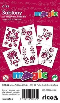 Magic papirnate šablone za slikanje PEOPLE M