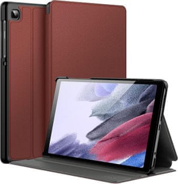 Nikcorp Rjav preklopni etui za Samsung Galaxy Tab A7 Lite 8.7 (2021), ovitek iz PU usnja s stojalom za SM-T220/T225/T227