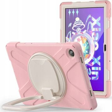 Nikcorp Otroški zaščitni ovitek za iPad 10.2 (2019-2021) | Vzdržljiv etui s stojalom in ročajem, roza barve