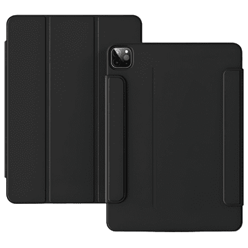 Nikcorp Zaščitni ovitek za iPad Pro 11 (2021/2020) s funkcijo spanja in magnetnim pokrovom, tanek etui s stojalom, črn