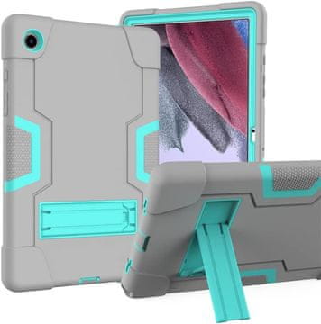 Nikcorp Trpežen ovitek za Samsung Galaxy Tab A 8.0 2019 (T290/T295) s 360° vrtljivim stojalom in držalom za pisalo, siv