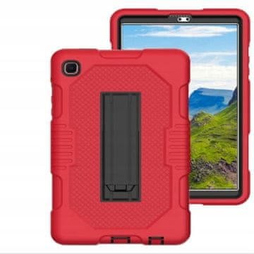 Nikcorp Oklepni ovitek za tablico Huawei Matepad T8 8.0 (2020) z vgrajenim stojalom in zaščito zaslona, rdeč