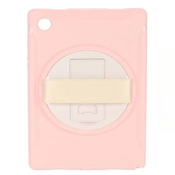 Nikcorp Oklepni ovitek za iPad Mini 1/2/3 7.9" in Air 2, 360° vrtljivo stojalo, zaščitna tablična torbica, roza barve