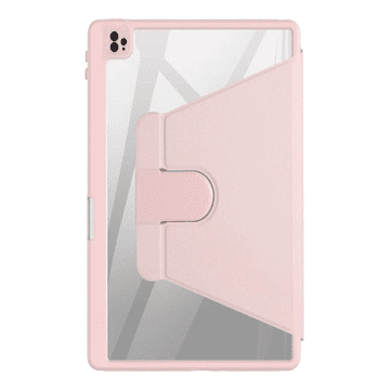 Nikcorp Vrtljiv ovitek za iPad Air 4 10.9" in iPad Pro 11" s prostorom za pisalo in stojalom, roza barve