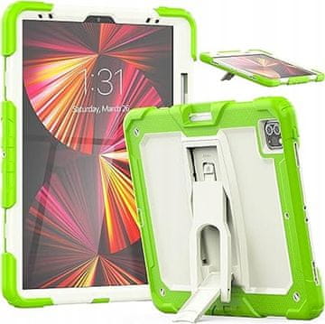 Nikcorp Vzdržljiv zaščitni etui za iPad Pro 12,9" z zložljivim stojalom, držalom za pisalo in nastavljivim ramenskim pasom