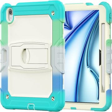 Nikcorp Vzdržljiv zaščitni etui za iPad Pro 11/Air 5/4 s stojalom, ročajem, prostorom za pisalo in snemljivim ramenskim pasom