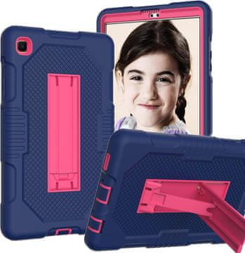 Nikcorp Oklepni etui za Samsung Galaxy Tab A7 Lite 8.7" z vgrajenim stojalom | Trpežna zaščita pred padci in udarci | Modra