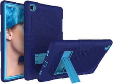 Nikcorp Oklepni etui za tablico Samsung Galaxy Tab A7 10.4" z vgrajenim stojalom za otroke in odrasle, moder