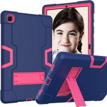 Nikcorp Oklepni zaščitni etui za Samsung Galaxy Tab A8 10.5" z vgrajenim stojalom, odporen na udarce, mornarsko moder