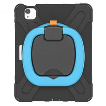 Nikcorp Vzdržljiv zaščitni etui za iPad Pro 11/Air 5/4 z vrtljivim stojalom, držalom za pisalo in nastavljivim ramenskim pasom