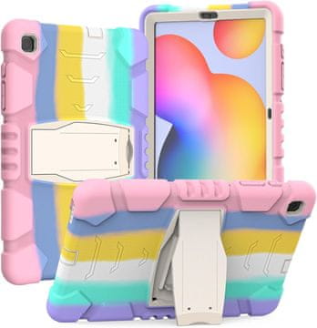 Nikcorp Oklepni zaščitni etui za iPad 6 in Air 2 s stojalom | Robusten ovitek za tablico odporen na udarce in padce | Barvit