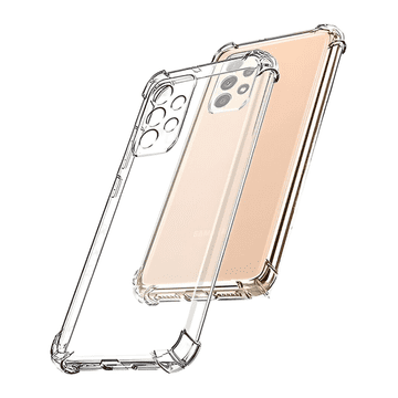 Nikcorp Prozoren silikonski ovitek za Samsung Galaxy A53 5G, odporen na udarce, z ojačanimi vogali in zaščito za kamero