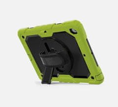 Nikcorp Vzdržljiv zaščitni ovitek za Samsung Galaxy A8 10.5 z vrtljivim stojalom, ročajem in ramenskim pasom, zelen