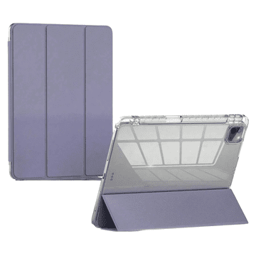 Nikcorp Siv magnetni ovitek za iPad Pro 12.9 (2018) s stojalom in prostorom za pisalo, pametni etui s funkcijo bujenja