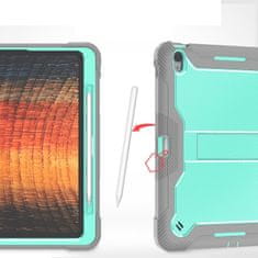 Nikcorp Vzdržljiv zaščitni ovitek za iPad 2/3/4 s stojalom, ročajem in snemljivim naramnim pasom, turkizen