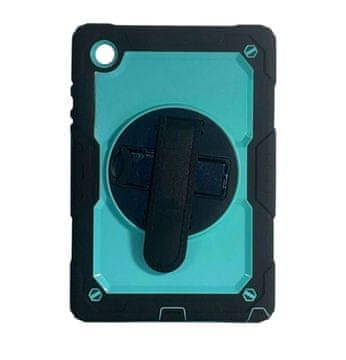 Nikcorp Oklepno ohišje s stojalom za Samsung Galaxy Tab A8 X200, modro | Trpežen zaščitni ovitek z večnamenskim stojalom