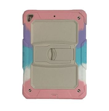 Nikcorp Mavrični oklepni ovitek s stojalom za iPad 9.7 (2017/2018) | Trpežen zaščitni etui z zložljivo oporo za tablico