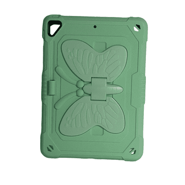 Nikcorp Zeleni etui ovitek z motivom metulja in stojalom za tablico Apple iPad Pro / Air 2 9.7, zaščitna preklopna torbica