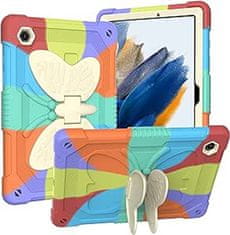 Nikcorp Vzdržljiv zaščitni etui za Samsung Galaxy Tab A8 10.5 z zložljivim stojalom, ročajem in snemljivim naramnim pasom