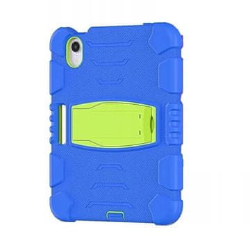 Nikcorp Oklepni etui za iPad Mini 6 2021 8,3" z vgrajenim stojalom in držalom za pisalo, robusten ovitek za tablico, moder