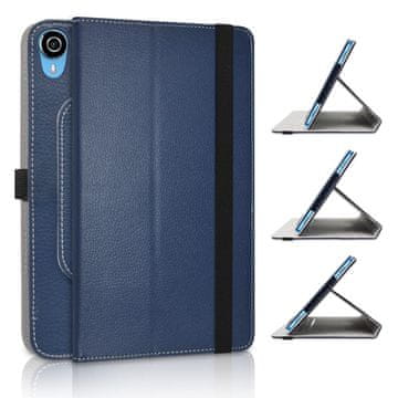 Nikcorp Vrtljiv 360° ovitek za tablico Teclast P25T 10", preklopni etui s stojalom, temno moder