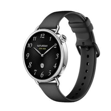 Xiaomi Watch S4 pametna ura, 41 mm, pas iz kavčuka, črna