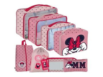 Arditex Komplet potovalnih organizatorjev Minnie Mouse - 8 kosov, roza (WD16708)