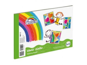 FIORELLO Fiorello papir za brisače A4, 12 barv × 5 listov