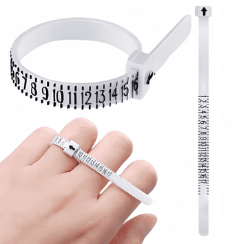 Korbi Profesionalni nakitni merilnik – natančno merjenje velikosti prstanov in obročev