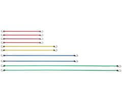 Black+Decker elastični trakovi za pripenjanje, 10 kosov, večbarvni