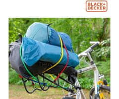 Black+Decker elastični trakovi za pripenjanje, 10 kosov, večbarvni