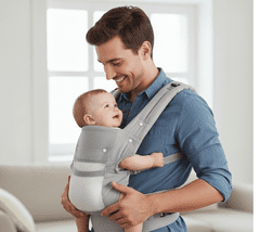 Tavalax Večnamenski ergonomski otroški nosilec z zračnim mrežastim materialom in odstranljivo oporo za glavo