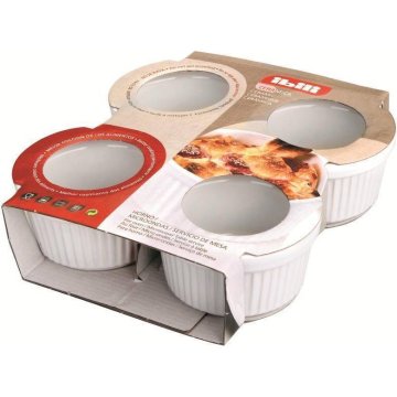 Ibili Posode za peko 4 kosi s premerom 9x5cm -
