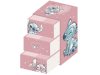 Arditex Otroška komoda s predali Lilo &amp; Stitch - roza, 9,5×7×15 cm (WD17516)