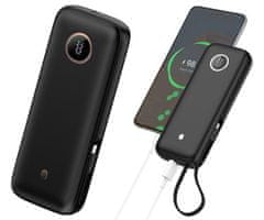 Platinet PMPB2070 polnilna baterija, 70W, 20.000mAh, QC3.0, PD, USB-A, USB-C, črna