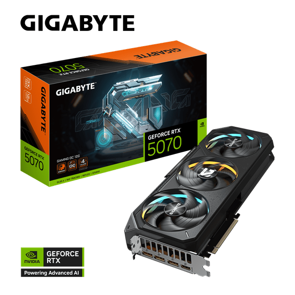 Grafična kartica GIGABYTE GeForce RTX 5070 GAMING OC
