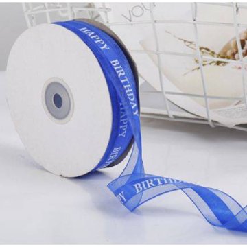 Trakovi za vse najboljše za rojstni dan 45m x2,5cm modri - Cakesicq