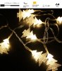 LED božična razsvetljava toplo bela 1m 10 smrekic 2xAA IP20 NATALE-15 