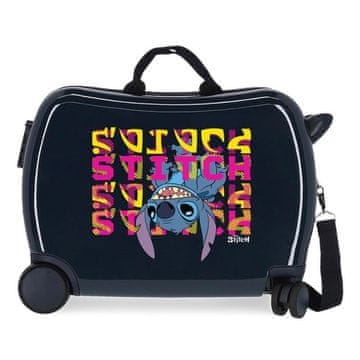 Disney JOUMMABAGS Otroški kovček na kolesih Lilo and Stitch Face Down navy MAXI ABS plastika, 50x38x20 cm, prostornina 34 l