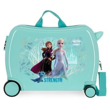 Disney JOUMMABAGS Otroški kovček na kolesih Ledeno kraljestvo Find Your Strenght MAXI ABS plastika, 50x38x20 cm, prostornina 34 l