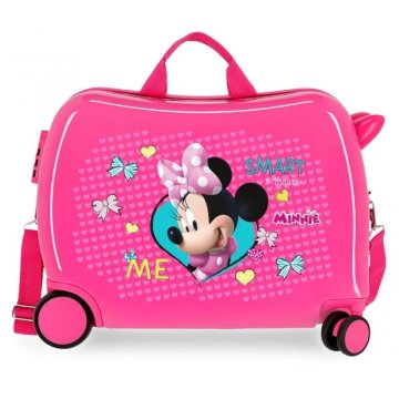 Disney JOUMMABAGS Otroški kovček na kolesih Minnie Happy MAXI ABS plastika, 50x38x20 cm, prostornina 34 l