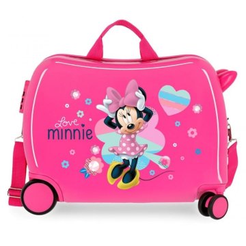 Disney JOUMMABAGS Otroški kovček na kolesih Minnie Love MAXI ABS plastika, 50x38x20 cm, prostornina 34 l