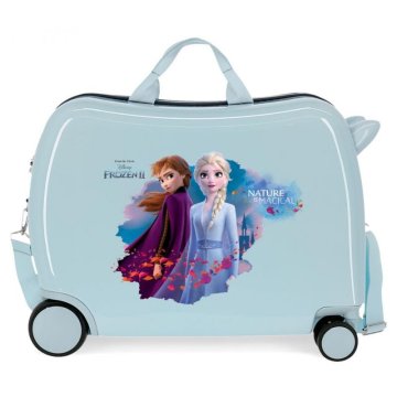 Disney JOUMMABAGS Otroški kovček na kolesih Ledeno kraljestvo Narava je čarobna MAXI ABS plastika, 50x38x20 cm, prostornina 34 l
