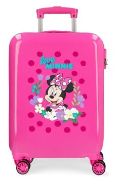 Disney JOUMMABAGS ABS potovalni kovček Minnie Golden Days Pink ABS plastika, 55 cm