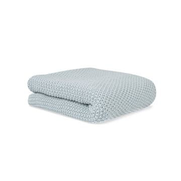 Otroška pletena odeja iz organskega bombaža 70x90cm modra