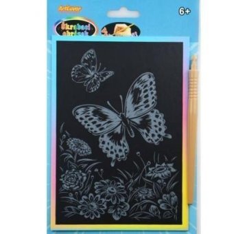 ArtLover Set Slika za praskanje - mavrica A5/mix 3 motivi